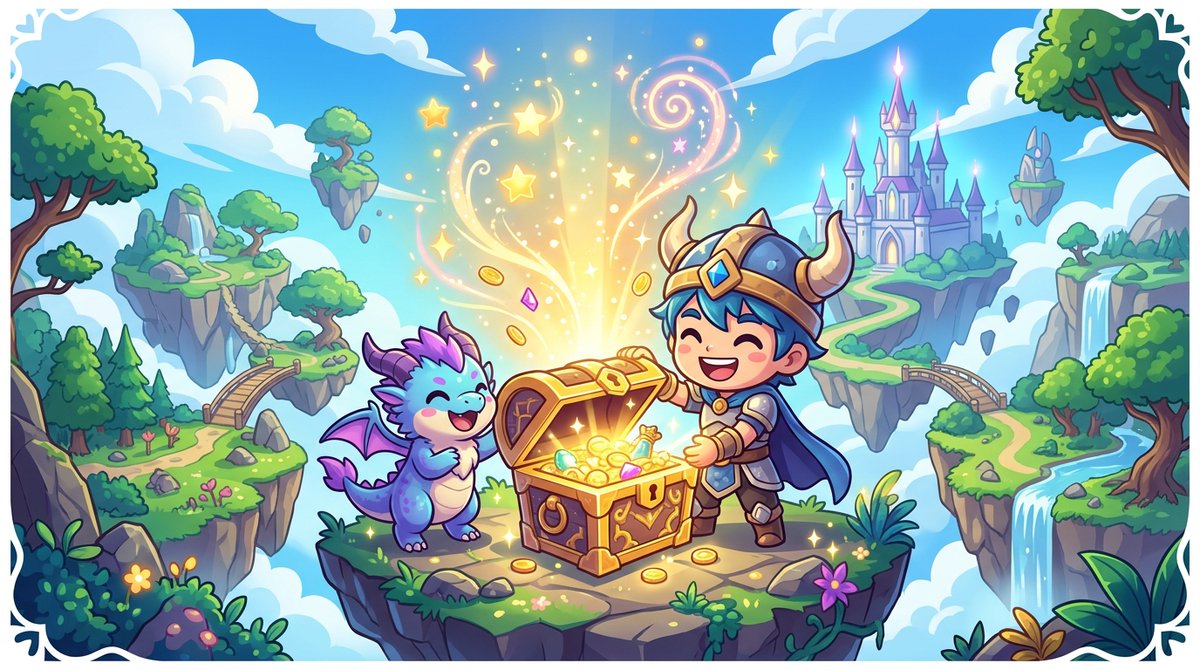 游戏素材 - Q 版 RPG 游戏活动主视觉图