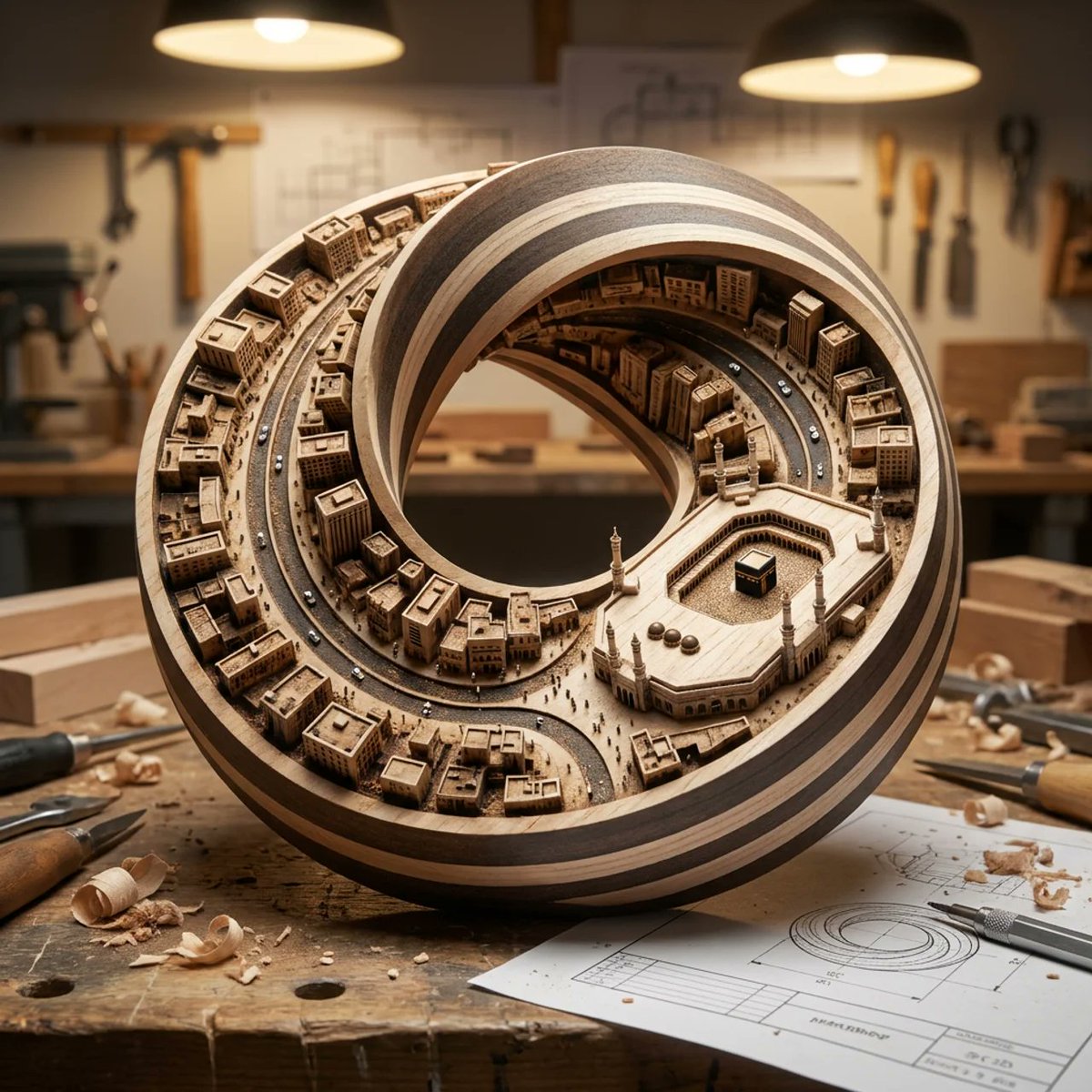 CNC Router Wood Sculpture Simulation 2