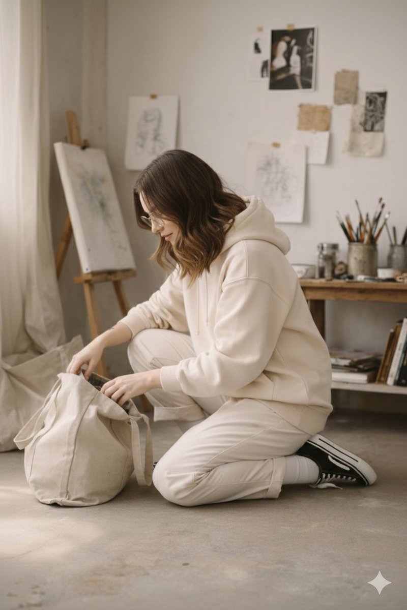 Candid Art-School Aesthetic Portrait Prompt 2