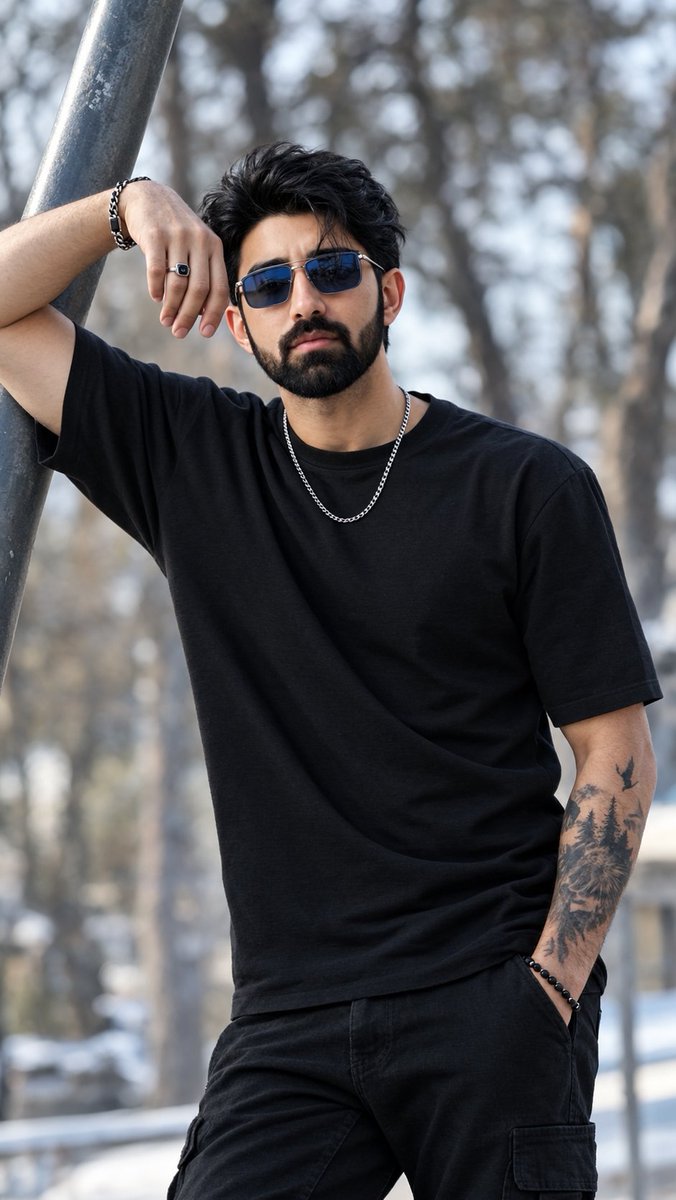 Profile / Avatar - Stylish Man Outdoor Winter Portrait