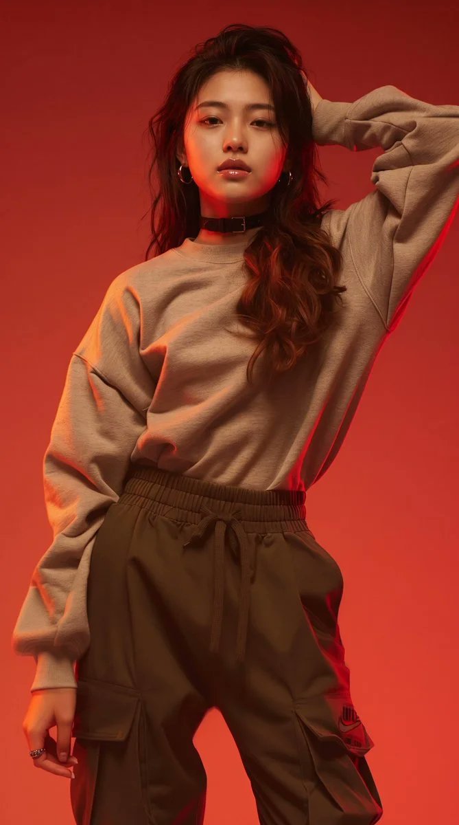East Asian Lookbook Crimson Studio Portrait