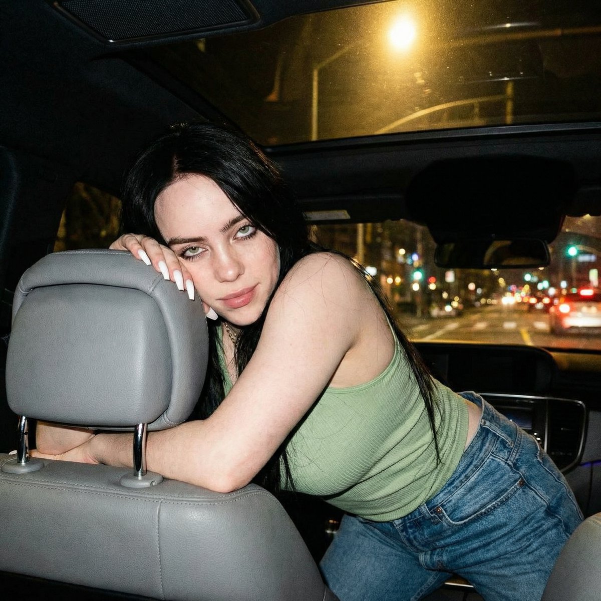 Candid Nighttime Car Portrait with High ISO Grain 2