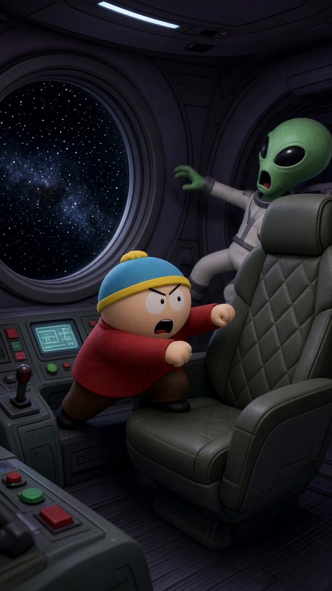 South Park Cartman Spaceship Action Scene