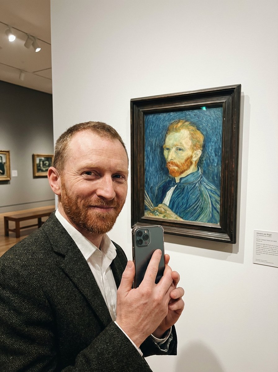 Van Gogh Museum Selfie Prompt