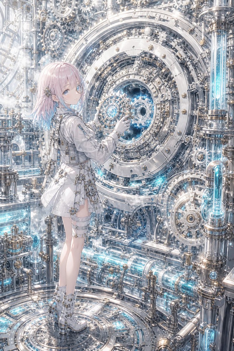 YouTube Thumbnail - Steampunk Last Gear Prompt