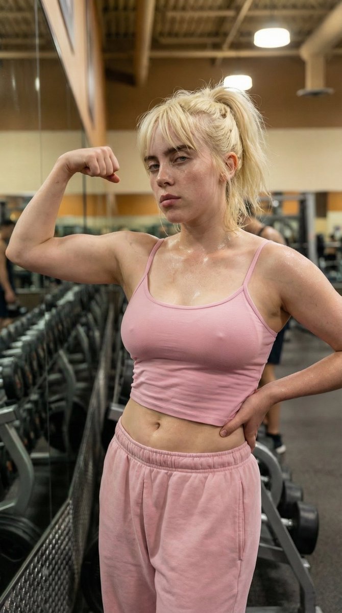 Ultra Photorealistic Post-Workout Gym Portrait 3
