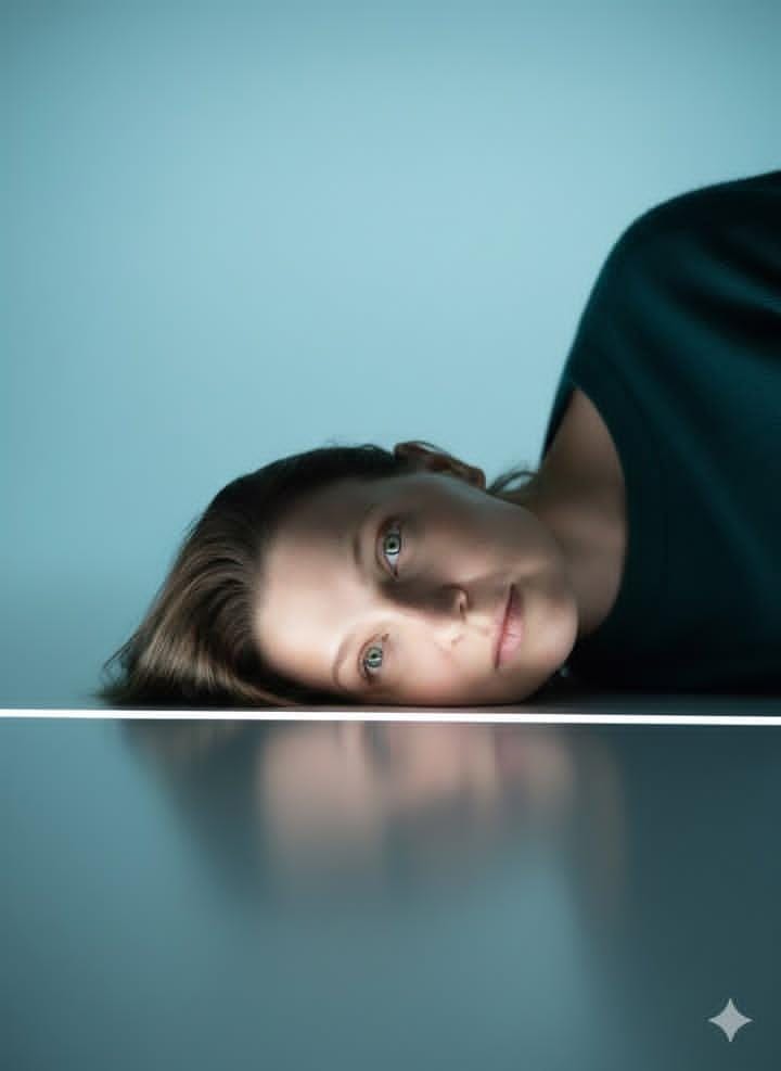 Identity-Locked Surreal Minimalist Editorial Portrait