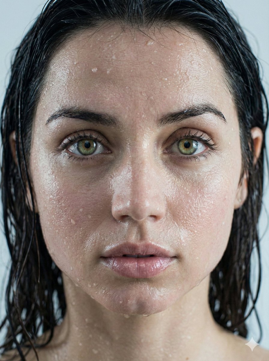 Extreme Profile Wet Look Portrait (Ana de Armas) 2
