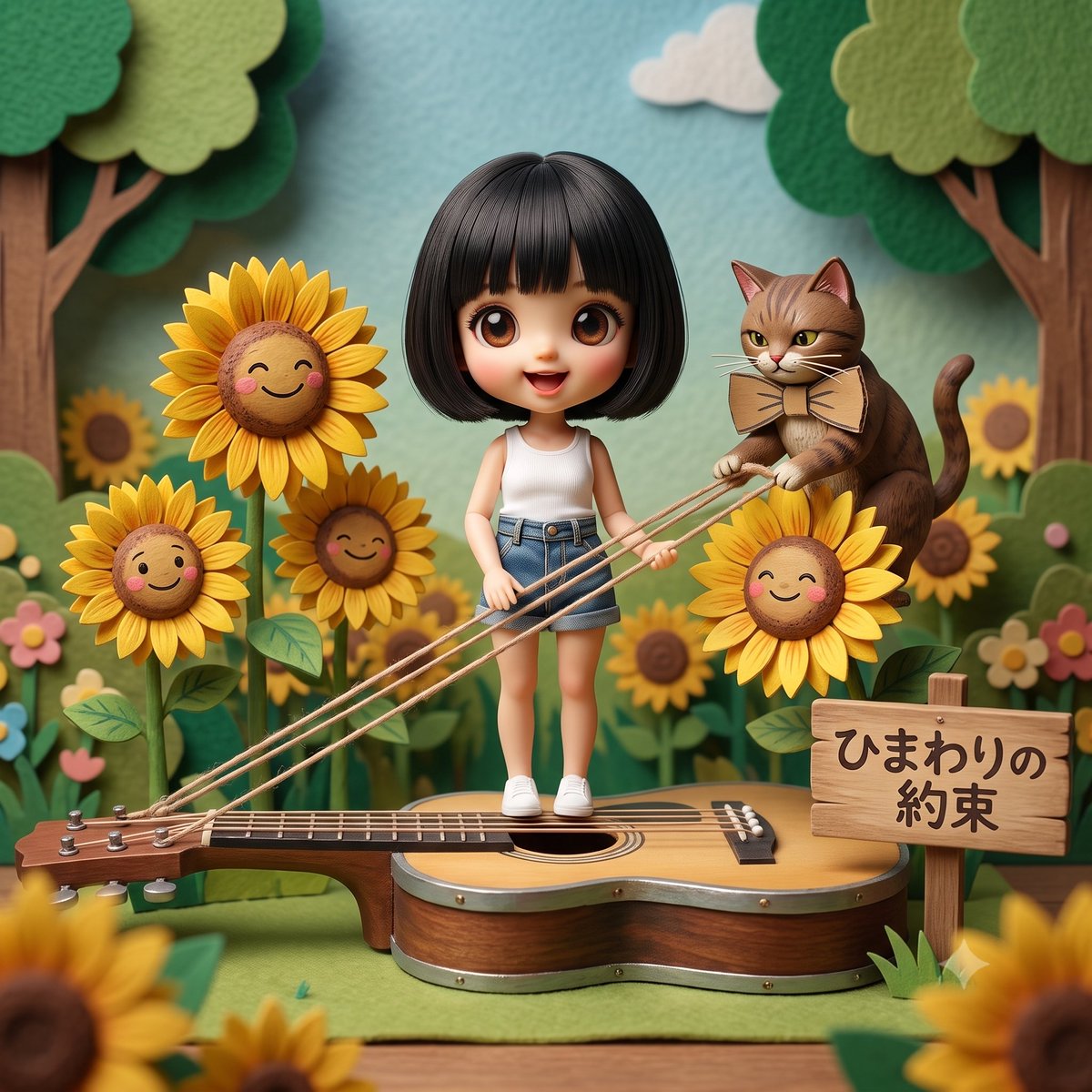 Song-based Image Generation (Himawari no Yakusoku) 4