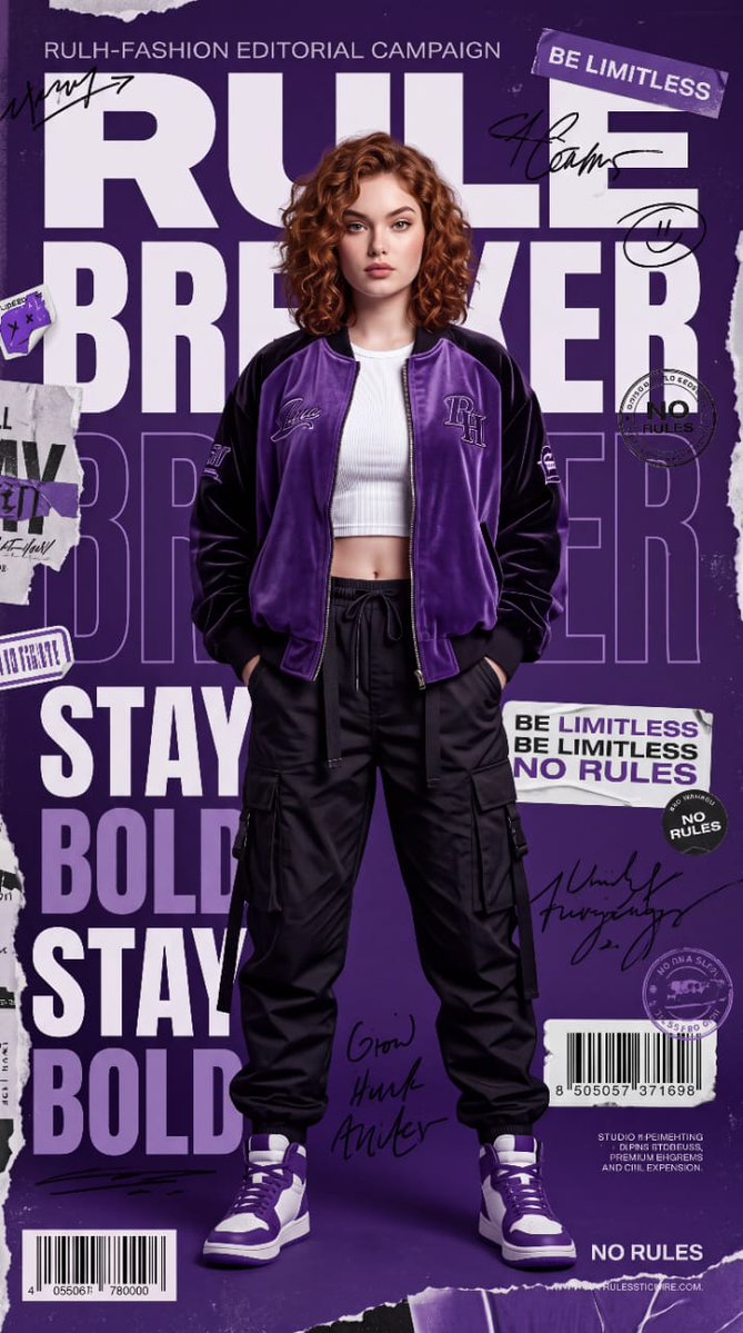 Streetwear Editorial Fashion Poster 2