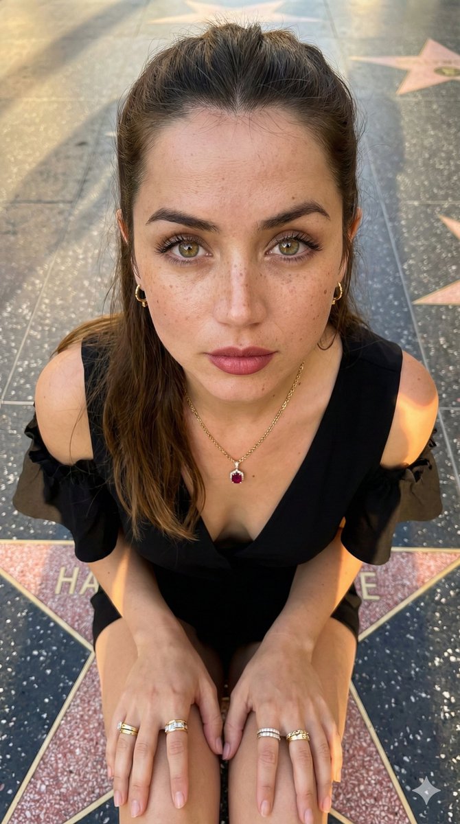 Golden Hour High-Angle Portrait on Walk of Fame 4