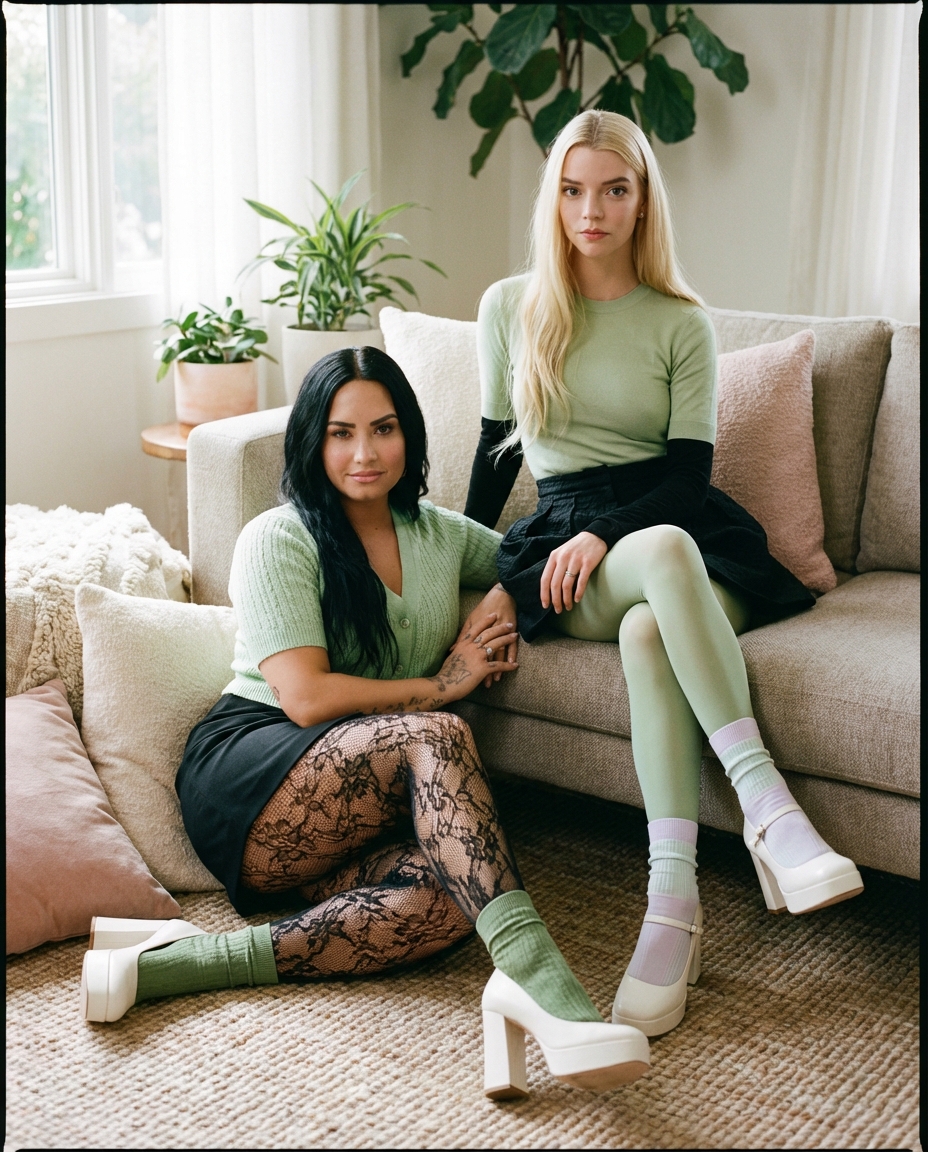 Structured Indoor Lifestyle Portrait of Two Subjects 3