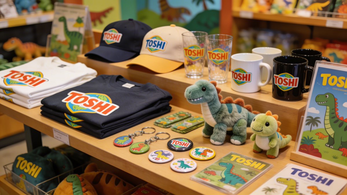 Dinosaur Park Gift Shop Merchandise Display 2