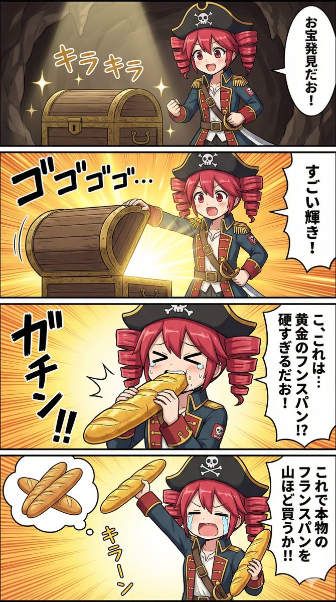 Nano Banana Pro Prompt for Teto Kasane in Pirate Attire