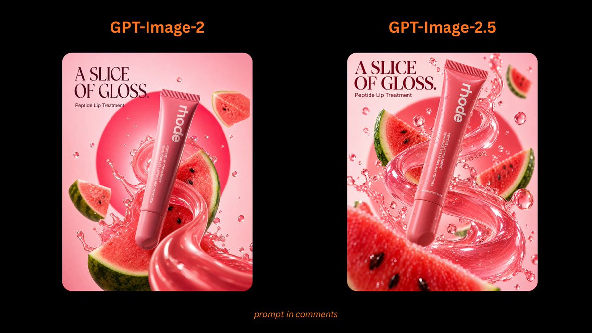 E-commerce Main Image - Rhode Lip Treatment Comparison Ad
