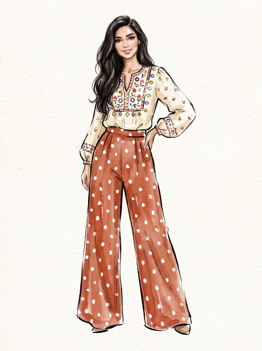 Watercolor Fashion Sketch 2
