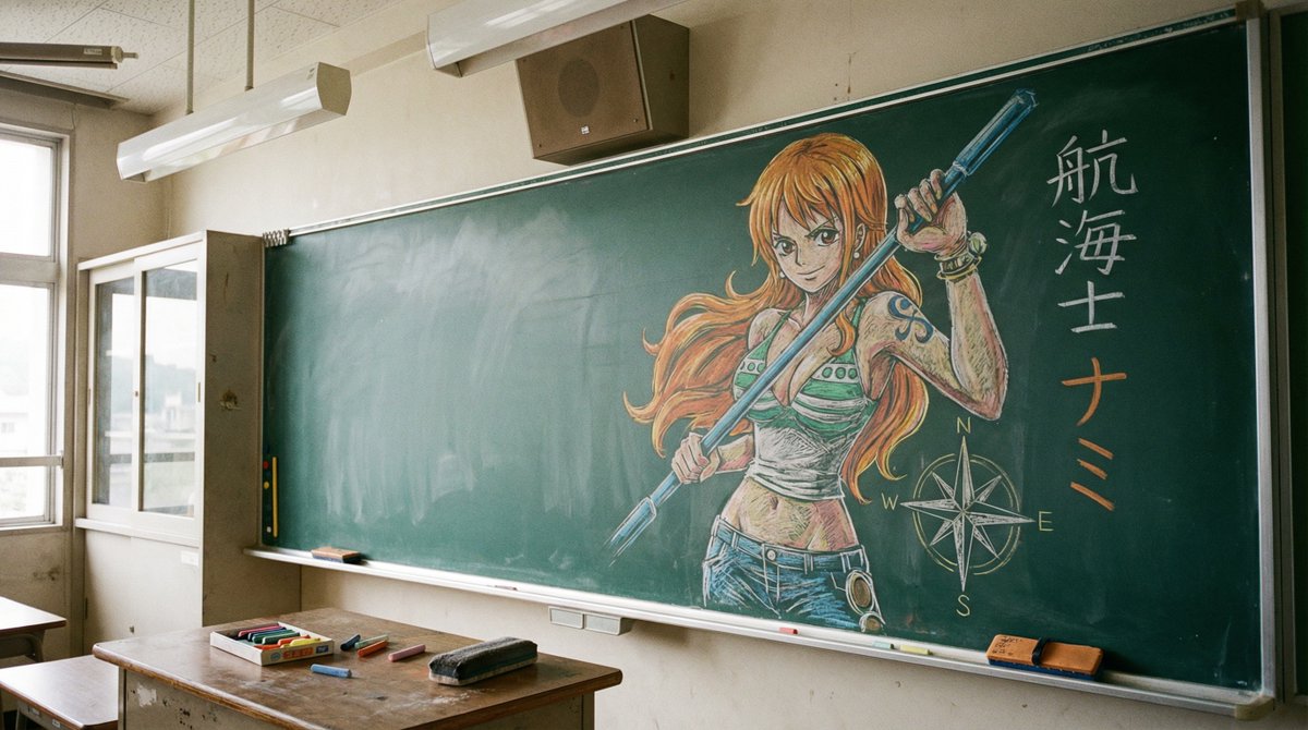 Nano Banana Pro Chalk Art Generation